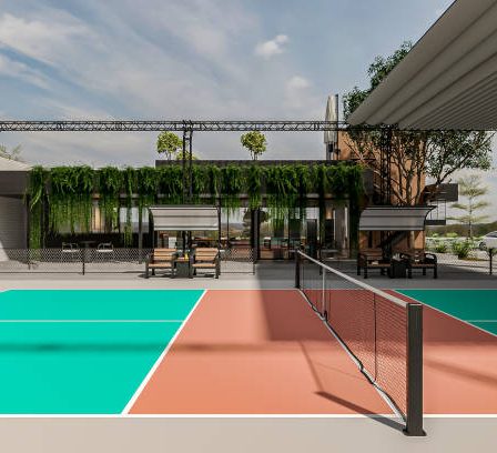 rénovation court de tennis